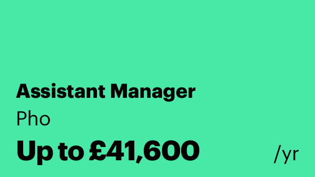 Assistant Manager