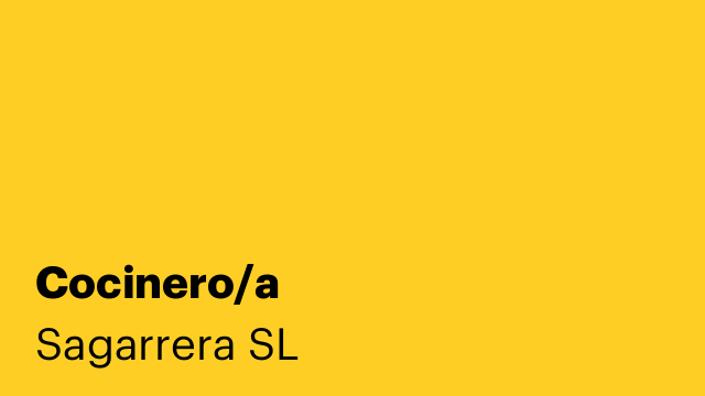 Cocinero/a