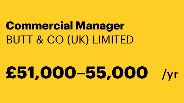 Commercial Manager