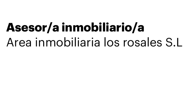 Asesor/a inmobiliario/a