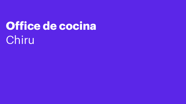 Office de cocina
