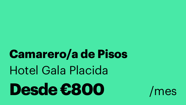 Camarero/a de Pisos