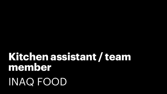 Kitchen assistant / team member