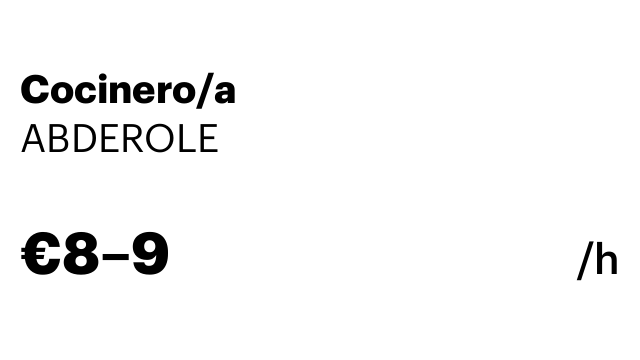 Cocinero/a
