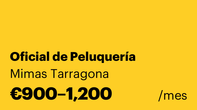 Oficial de Peluquería