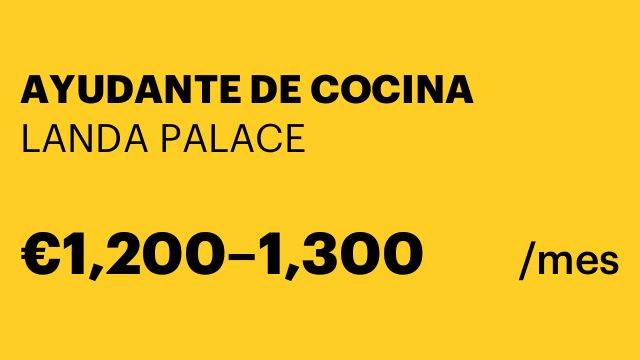 AYUDANTE DE COCINA