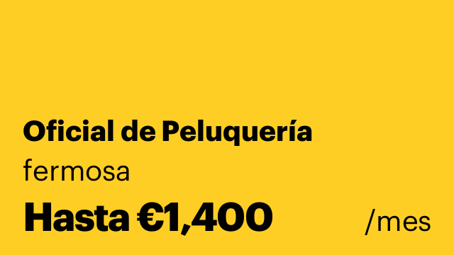 Oficial de Peluquería