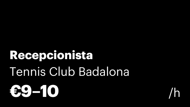 Recepcionista