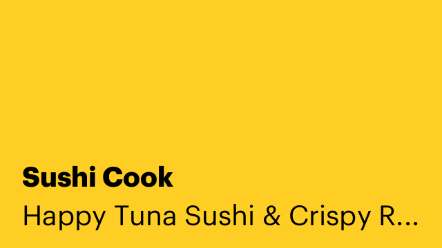 Sushi Cook