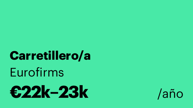 Carretillero/a