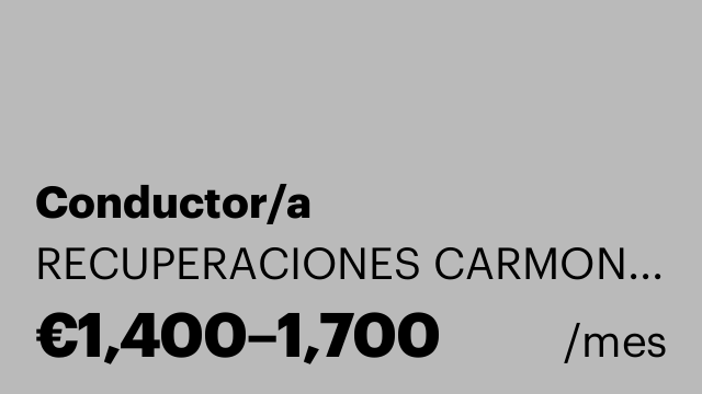 Conductor/a