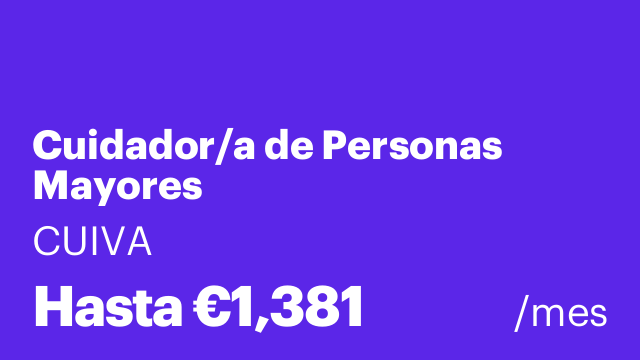Cuidador/a de Personas Mayores
