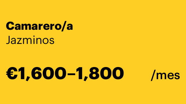Camarero/a