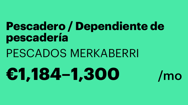 Pescadero / Dependiente de pescadería