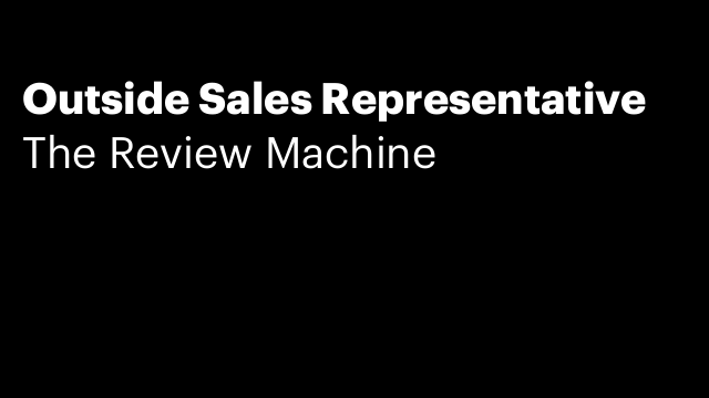 Outside Sales Representative