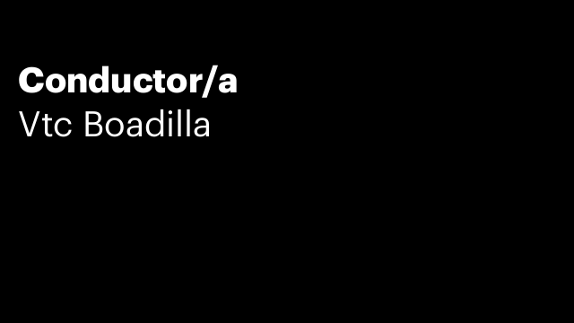 Conductor/a