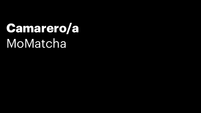 Camarero/a
