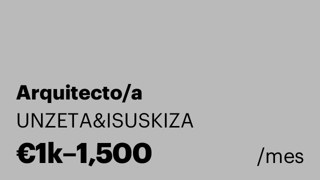 Arquitecto/a