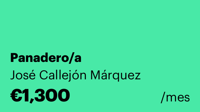 Panadero/a