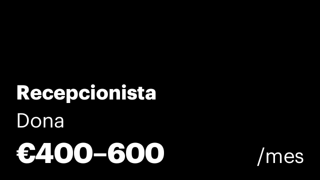 Recepcionista