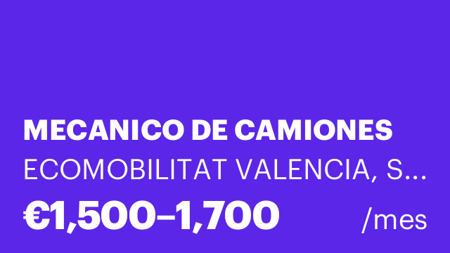 MECANICO DE CAMIONES