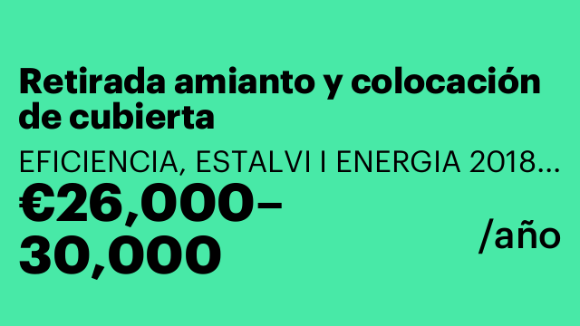 Retirada amianto y colocación de cubierta