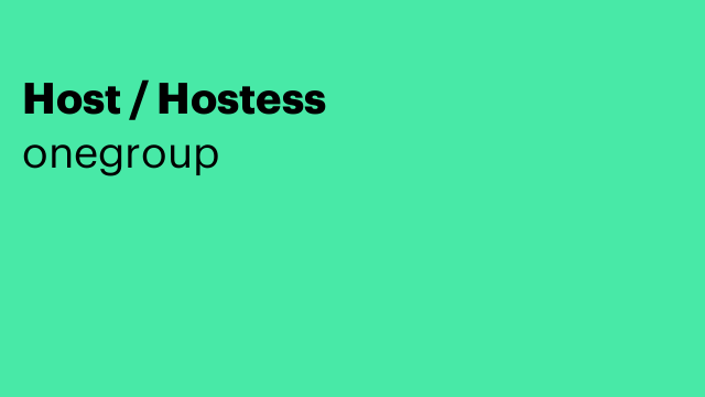 Host / Hostess