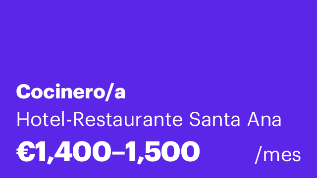 Cocinero/a