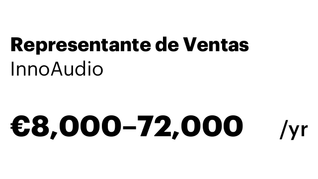 Representante de Ventas
