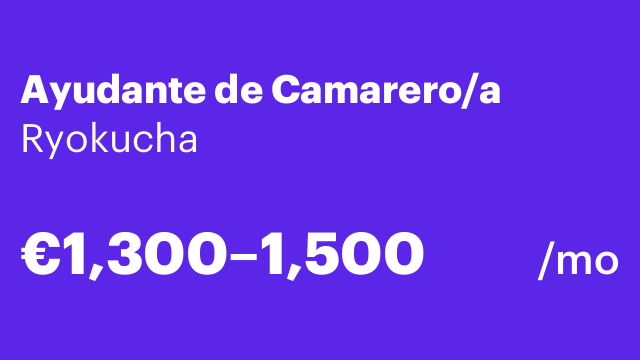 Ayudante de Camarero/a
