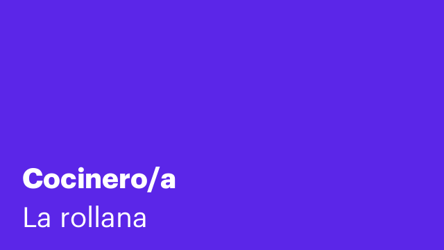 Cocinero/a