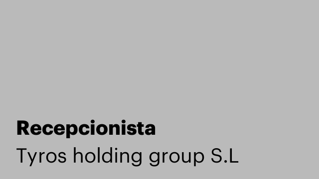 Recepcionista