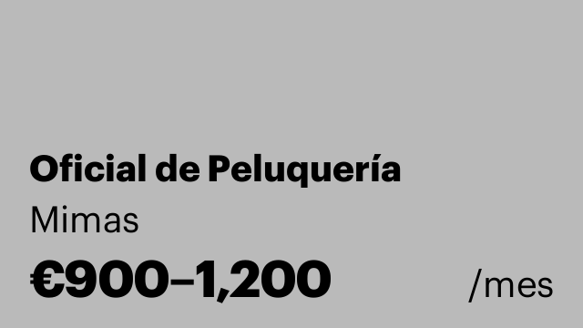 Oficial de Peluquería