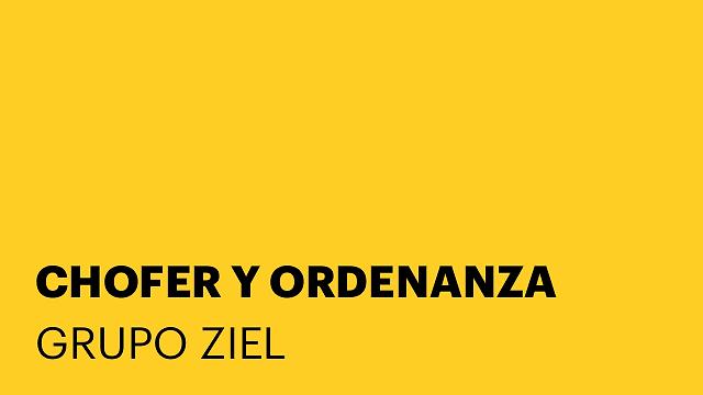 CHOFER Y ORDENANZA