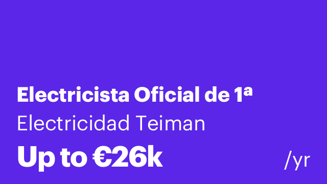 Electricista Oficial de 1ª