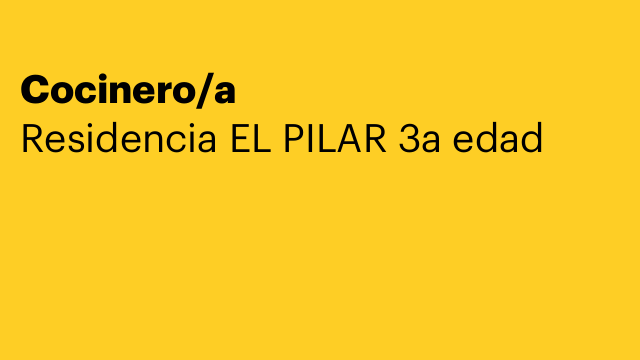 Cocinero/a