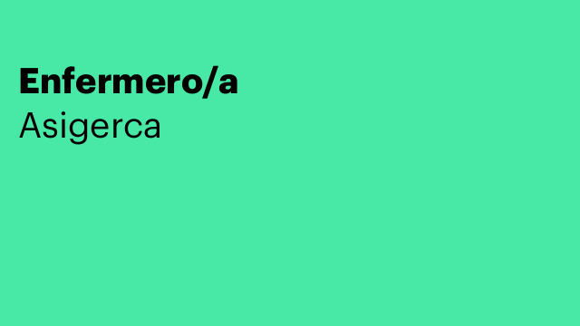 Enfermero/a