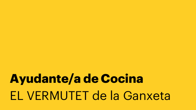 Ayudante/a de Cocina