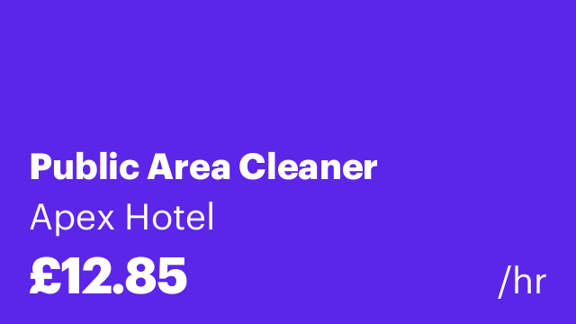 Public Area Cleaner