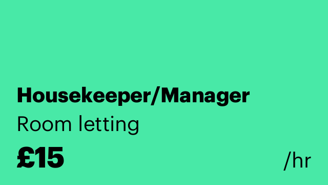 Housekeeper/Manager