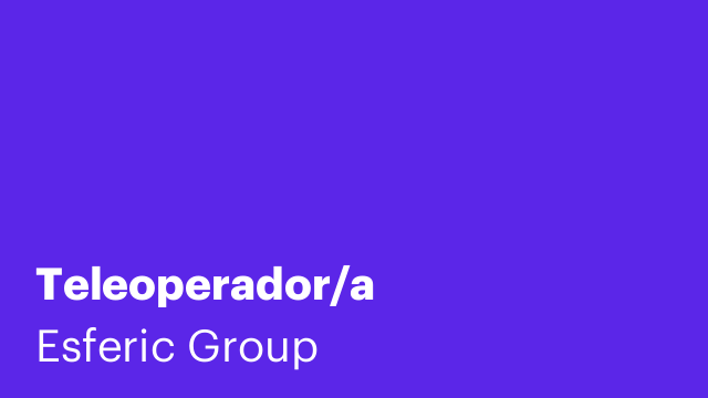 Teleoperador/a