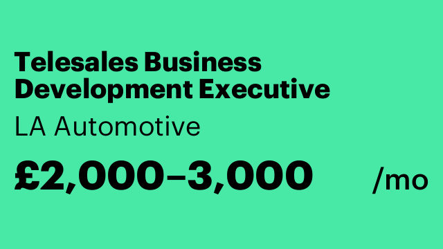 Telesales Business Development Executive
