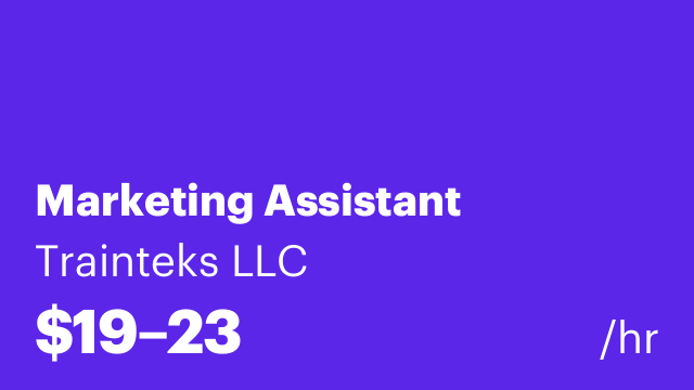Marketing Assistant