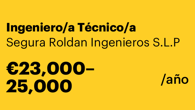 Ingeniero/a Técnico/a