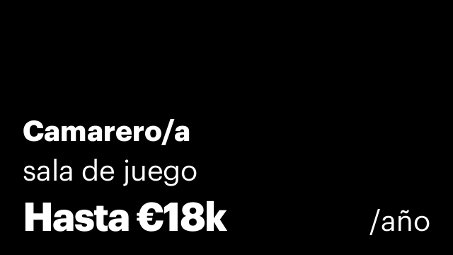 Camarero/a