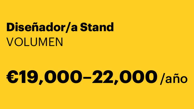 Diseñador/a Stand