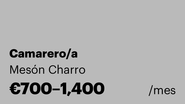 Camarero/a