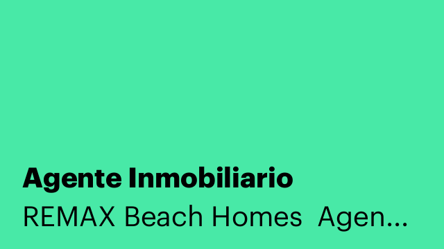 Agente Inmobiliario
