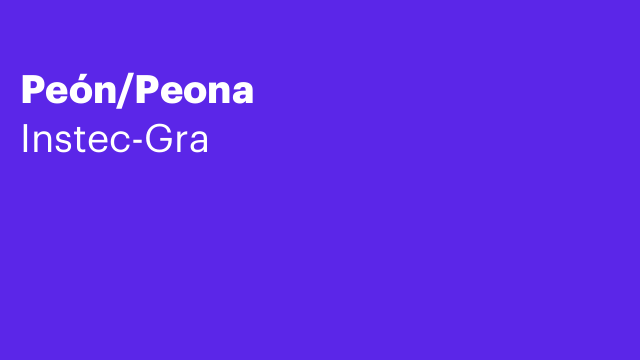 Peón/Peona
