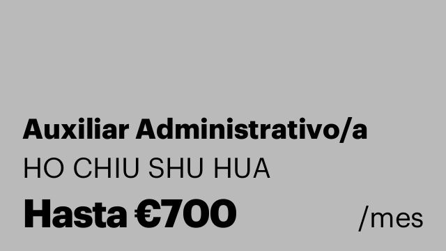Auxiliar Administrativo/a